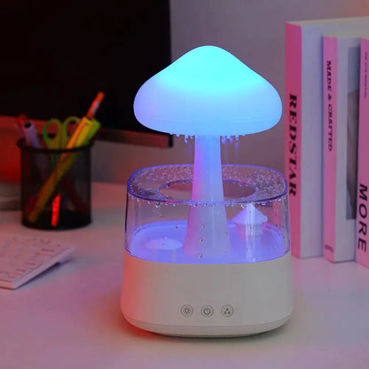 NimbusGlow™ – Humidificador con Luz Nocturna Relajante y Niebla Hidratante