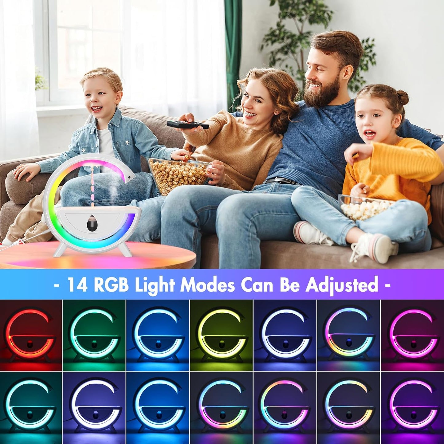 NimbusGlow Pro™ – Humidificador Antigravedad con Luz RGB