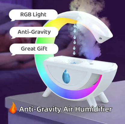 NimbusGlow Pro™ – Humidificador Antigravedad con Luz RGB