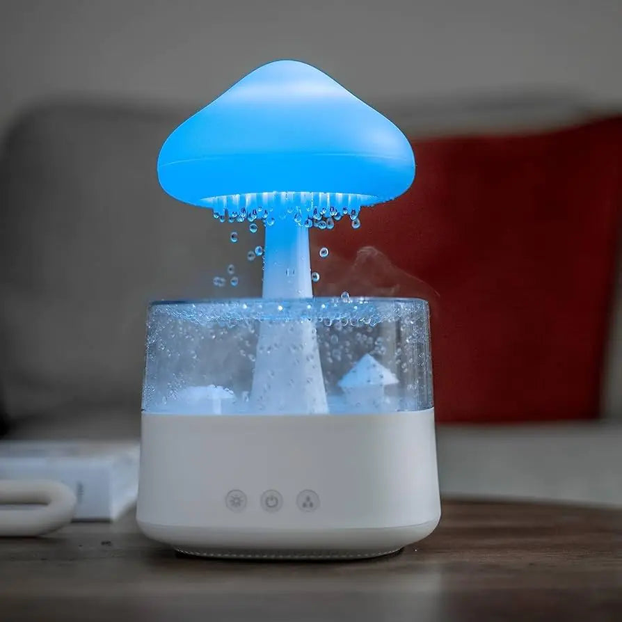 NimbusGlow™ – Humidificador con Luz Nocturna Relajante y Niebla Hidratante