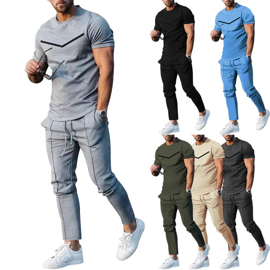 UrbanFlex™ – Traje Casual de Dos Piezas para Hombre con Estilo Moderno