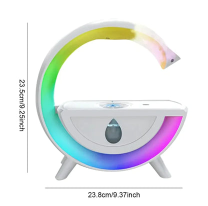 NimbusGlow Pro™ – Humidificador Antigravedad con Luz RGB